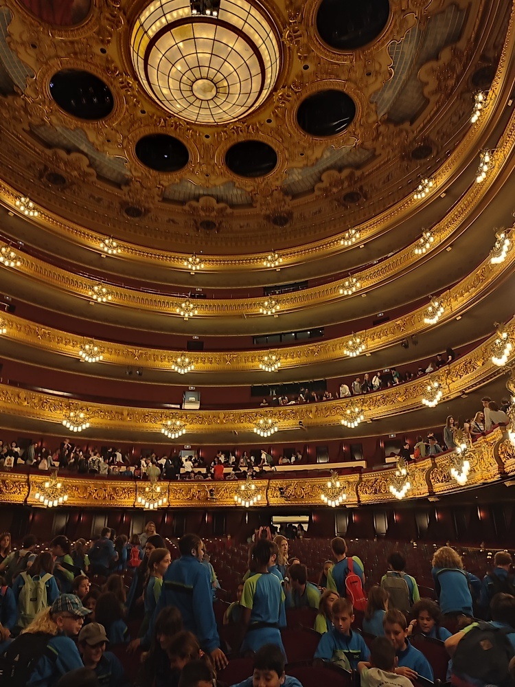 Alumnes de les escoles FEDAC d'arreu de Catalunya omplim el Gran Teatre del Liceu per veure "La nit de Sant Joan".