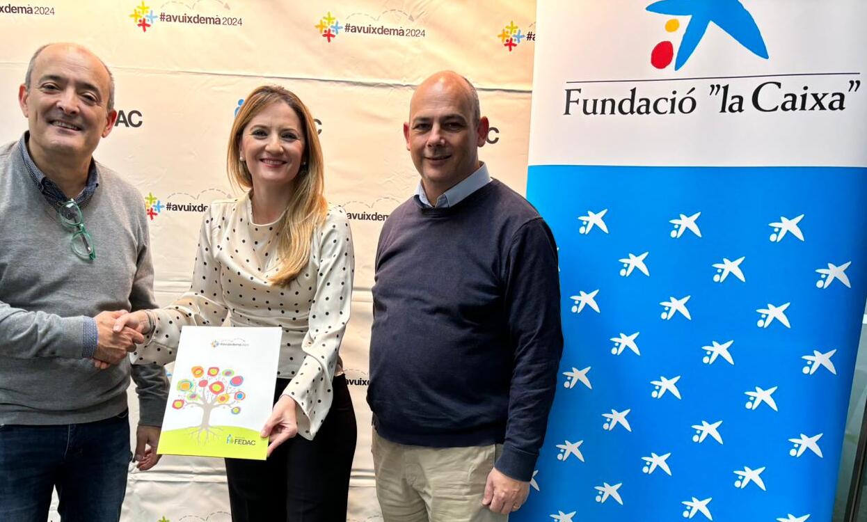 La Fundació "la Caixa", a través de CaixaBank, renova el suport a la campanya solidària #AjudaFamílies de DACacció a favor de les famílies vulnerables de les escoles FEDAC.