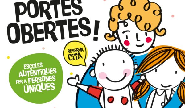 Portes obertes a les 25 escoles FEDAC de Catalunya. Imatge de la campanya per a les preinscripcions dels curs 2026-27.